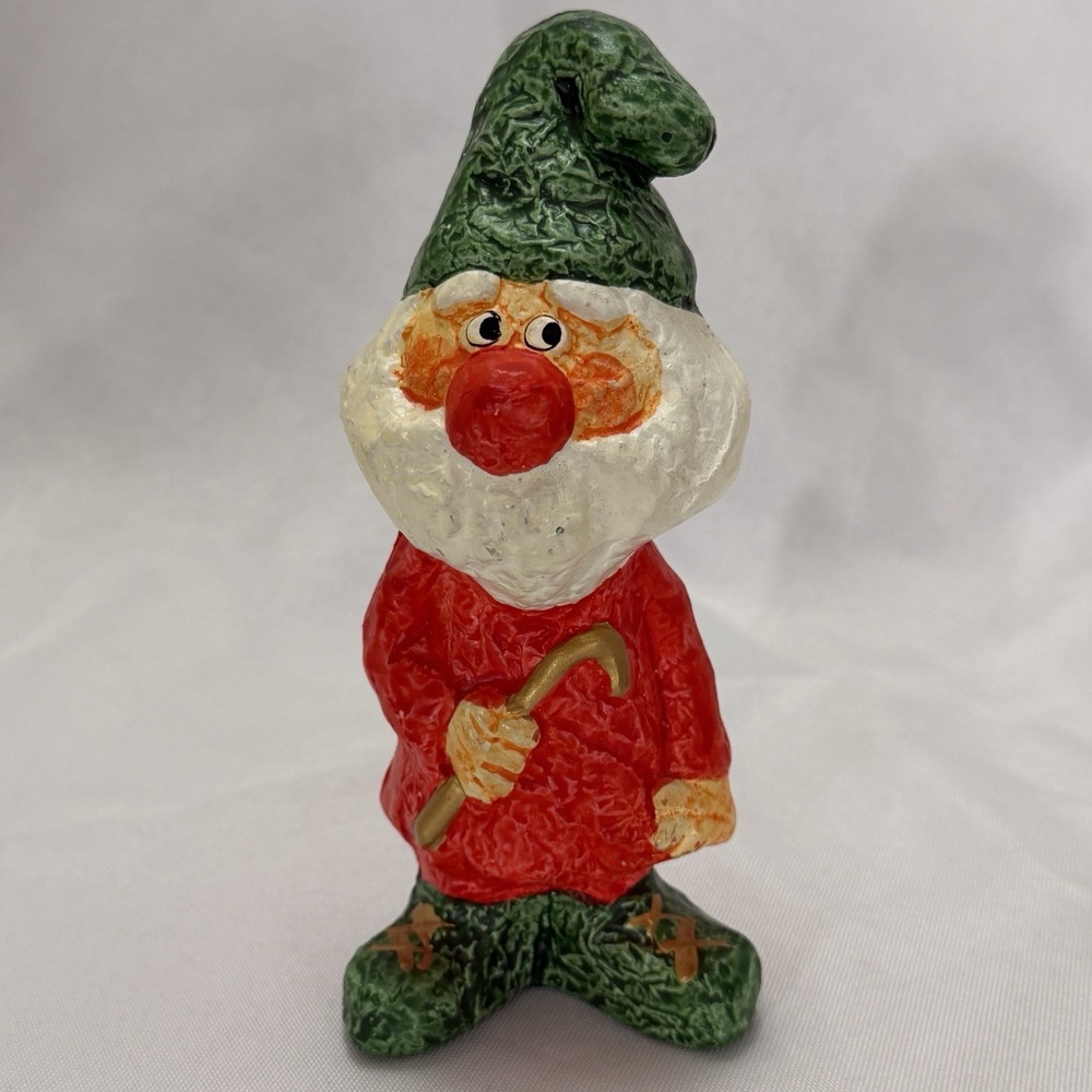 Vintage‎ Japan Santa Claus Figurine Kitsch Christmas Mid Century Holiday Decor
